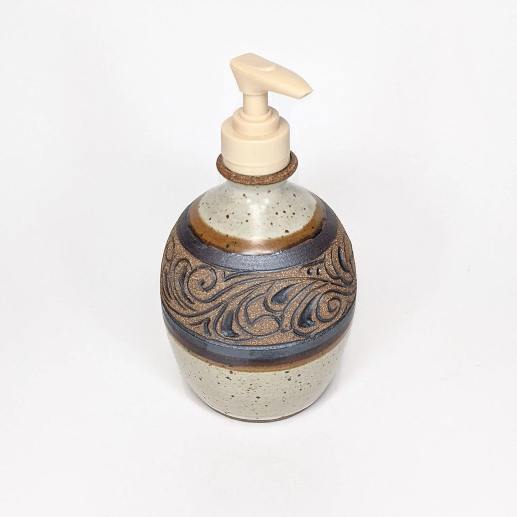 Carved Soap Dispenser Blaisdell