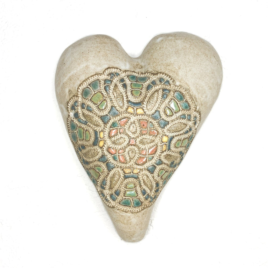 Winter Mood Heart Earthen Vessel Gallery